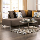  Furniture of America Krefeld Fabric Sectional EM6750BR-SECT IMAGE 2