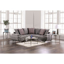  Furniture of America Reinach Fabric Sectional EM6751GY-SECT IMAGE 1