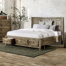  Furniture of America Oakridge California King Bed EM7074BR-CK-BED IMAGE 1