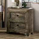 Furniture of America Oakridge Nightstand EM7074BR-N IMAGE 1