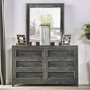  Furniture of America Oakridge 6-Drawer Dresser EM7074DG-D IMAGE 3