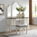  Furniture of America Drucilla Vanity Set FOA-DK930WH-PK IMAGE 1