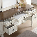  Furniture of America Drucilla Vanity Set FOA-DK930WH-PK IMAGE 2