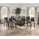  Furniture of America Macedo Counter Height Dining Table FOA3779PT-TABLE IMAGE 2