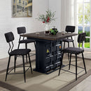  Furniture of America Esdargo Counter Height Dining Table FOA3791PT-TABLE IMAGE 2