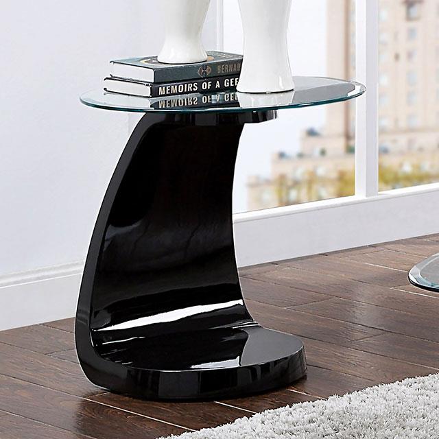 Furniture of America Nahara End Table FOA4042BK-E-TABLE IMAGE 1