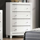  Furniture of America Magdeburg 4-Drawer Chest FOA7038WH-C IMAGE 1