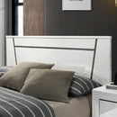  Furniture of America Magdeburg King Bed FOA7038WH-EK IMAGE 3