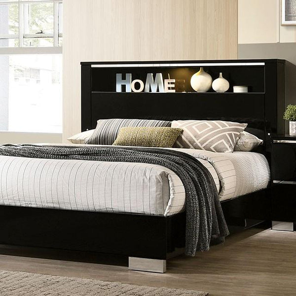 Furniture of America Carlie King Bookcase Bed FOA7039EK-BED IMAGE 1