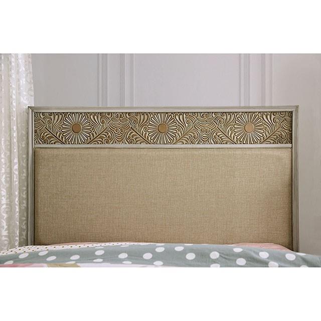 Furniture of America Jakarta California King Upholstered Panel Bed FOA7882CK-BED IMAGE 5