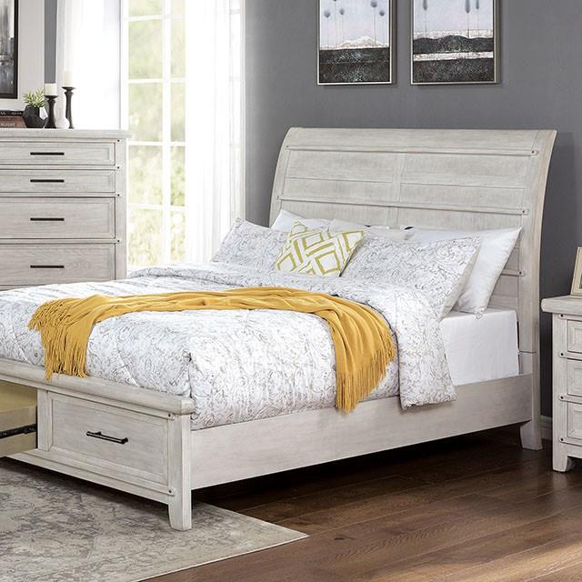 Furniture of America Shawnette California King Panel Bed with Storage FOA7924CK-BED IMAGE 1