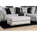  Furniture of America Pasquale Fabric Ottoman SM5150-OT IMAGE 2