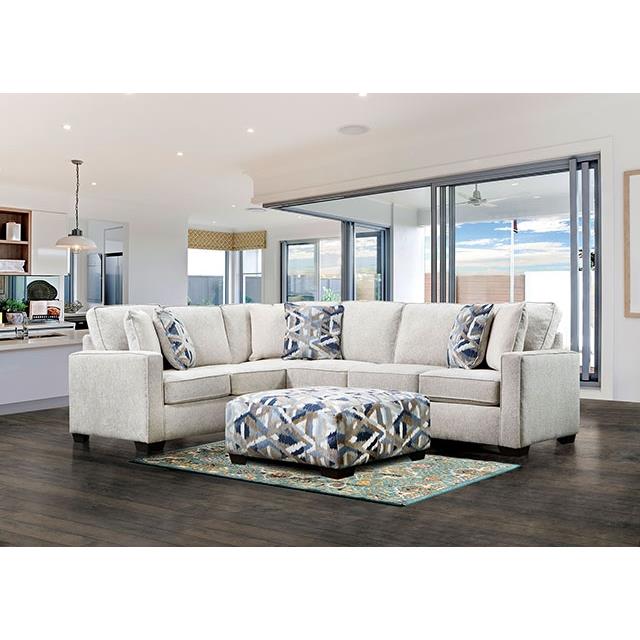 Furniture of America Heathfield Fabric Sectional SM5403-SECT IMAGE 2