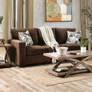  Furniture of America Heathway Stationary Fabric Sofa SM5407-SF IMAGE 1