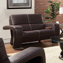  Furniture of America Enez Stationary Leather Loveseat SM6011-LV IMAGE 1