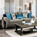  Furniture of America Mott Stationary Fabric Sofa SM6155-SF IMAGE 1