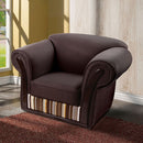  Furniture of America Somerset Stationary Fabric Chair SM6601-CH IMAGE 1
