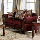  Furniture of America Letizia Stationary Fabric Loveseat SM7757-LV IMAGE 1