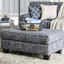  Furniture of America Pierpont Fabric Ottoman SM8010-OT IMAGE 1