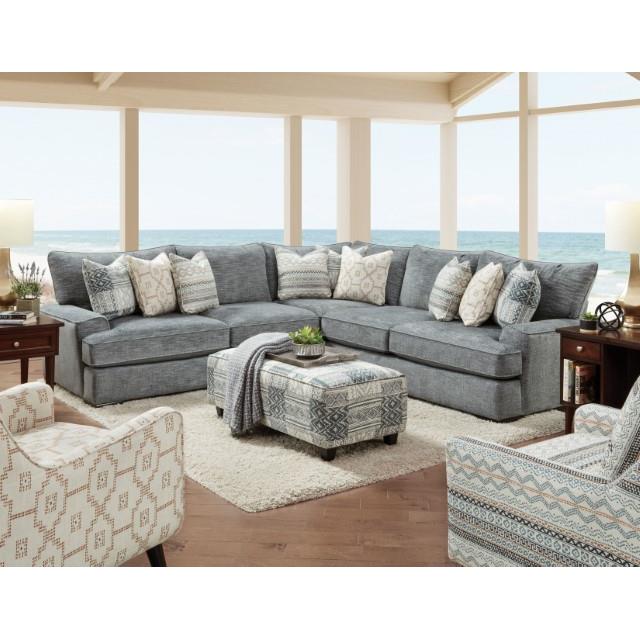 Furniture of America Eastleigh Fabric Sectional SM8186-SECT IMAGE 2