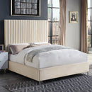 Acme Furniture Edzia King Upholstered Panel Bed BD00962EK IMAGE 1