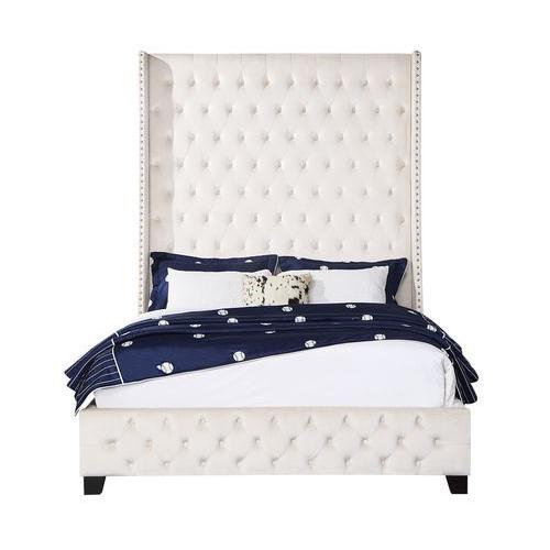 Acme Furniture Fabrice King Upholstered Panel Bed BD00964EK IMAGE 2