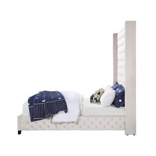 Acme Furniture Fabrice King Upholstered Panel Bed BD00964EK IMAGE 3