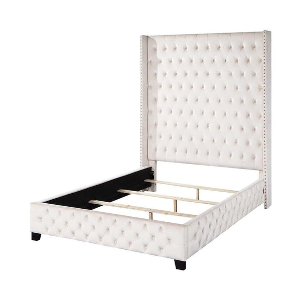 Acme Furniture Fabrice Queen Upholstered Panel Bed BD00965Q IMAGE 1