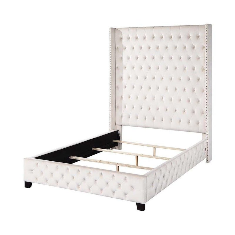 Acme Furniture Fabrice Queen Upholstered Panel Bed BD00965Q IMAGE 1