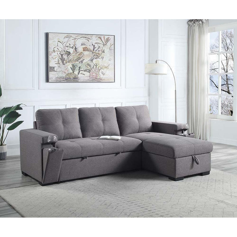 Acme Furniture Jacop Fabric Sectional LV00969 IMAGE 8