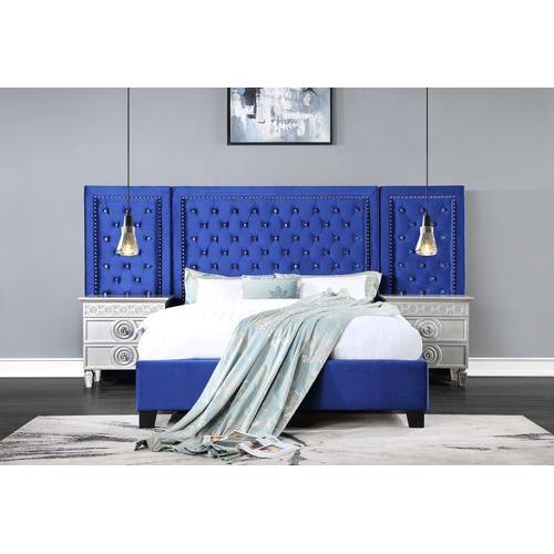 Acme Furniture Damazy King Upholstered Panel Bed BD00972EK IMAGE 4