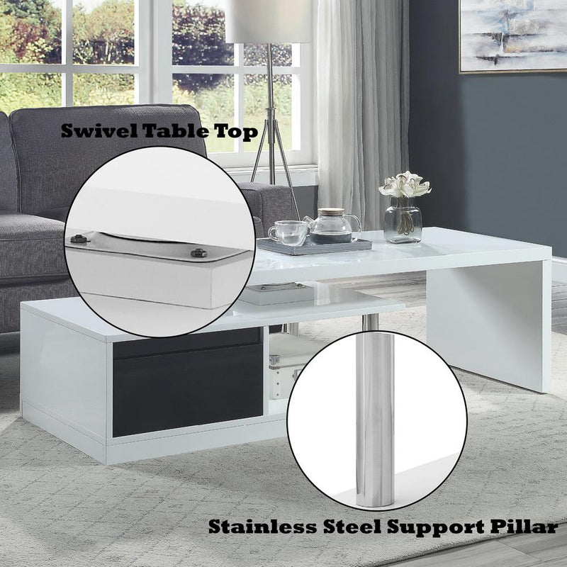 Acme Furniture Buck II LV00997 Coffee Table with Swivel Top IMAGE 12