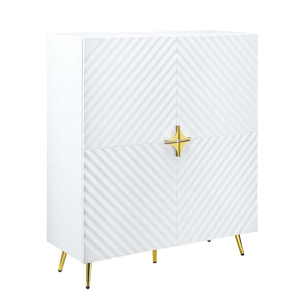 Acme Furniture Gaines AC01031 Cabinet - White IMAGE 1