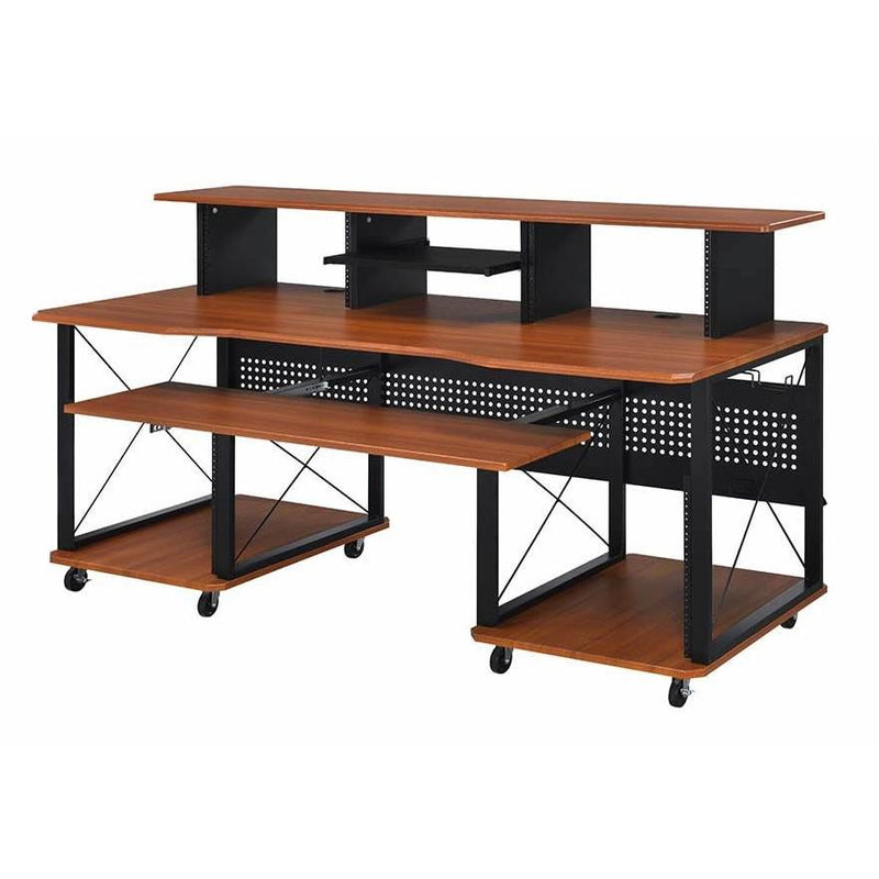 Acme Furniture Megara OF00988 Music Desk - Cherry IMAGE 4