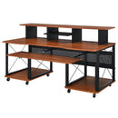 Acme Furniture Megara OF00988 Music Desk - Cherry IMAGE 5