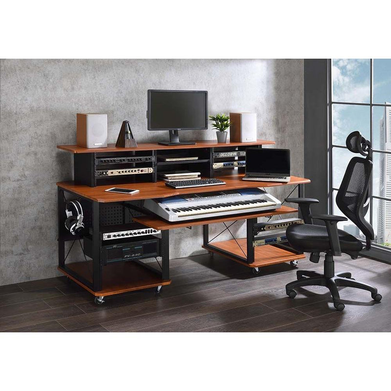 Acme Furniture Megara OF00988 Music Desk - Cherry IMAGE 6