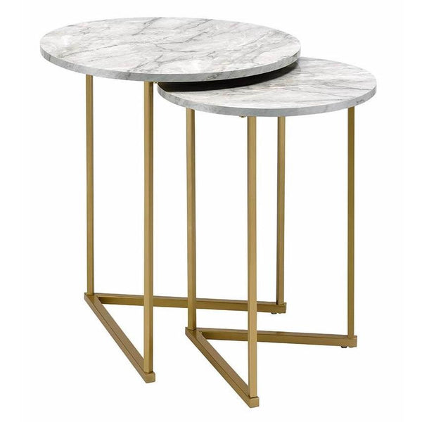 Acme Furniture Garo Nesting Tables LV01087 IMAGE 1