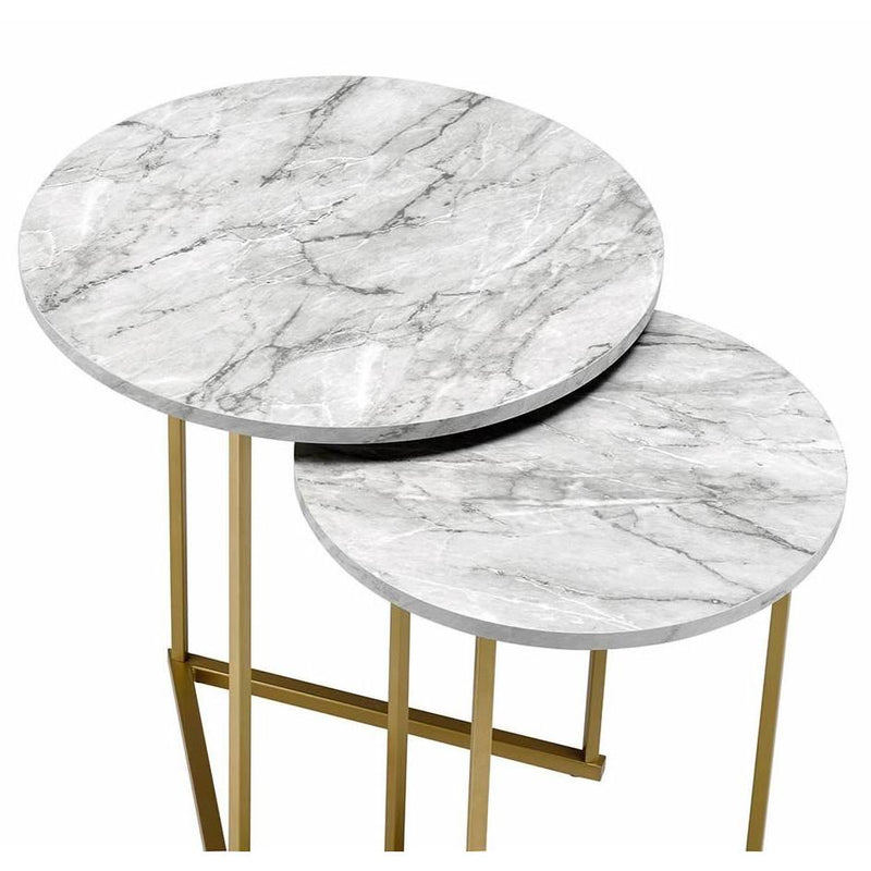 Acme Furniture Garo Nesting Tables LV01087 IMAGE 3