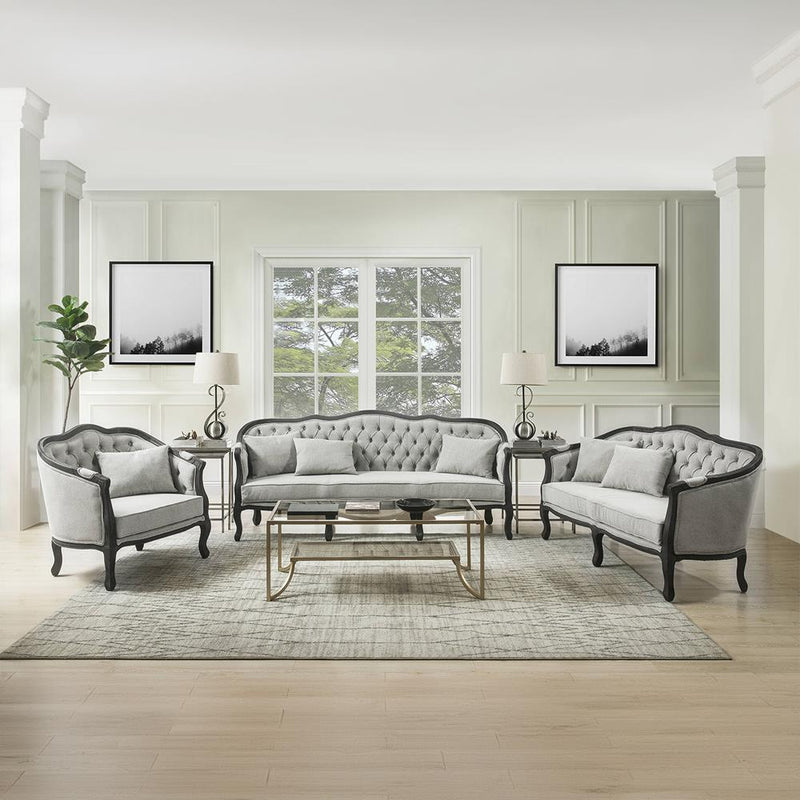 Acme Furniture Samael LV01127 Sofa with 3 Pillows IMAGE 6
