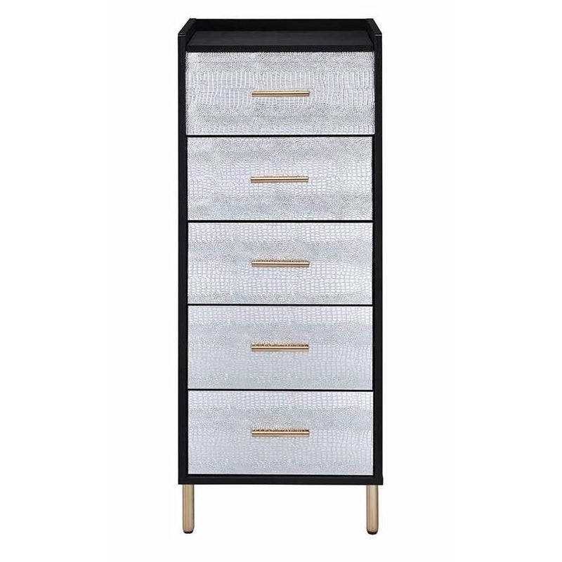 Acme Furniture Myles AC01167 Jewelry Armoire - Black & Silver IMAGE 3