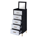 Acme Furniture Myles AC01167 Jewelry Armoire - Black & Silver IMAGE 4