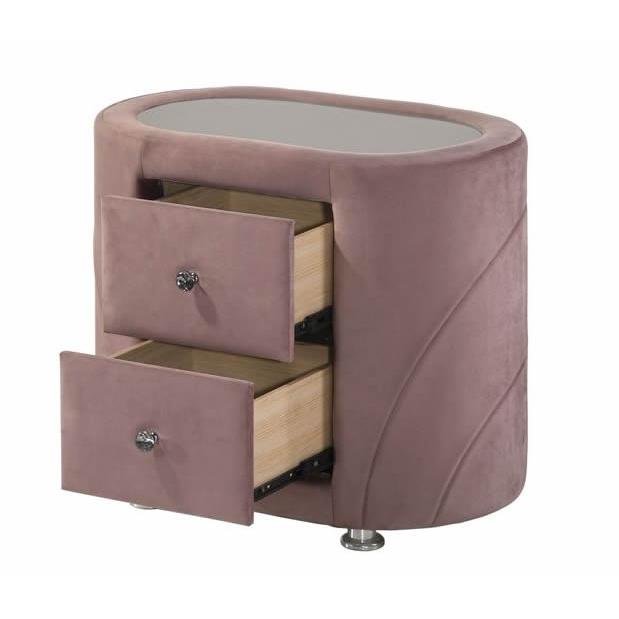 Acme Furniture Salonia 2-Drawer Nightstand BD01184 IMAGE 2