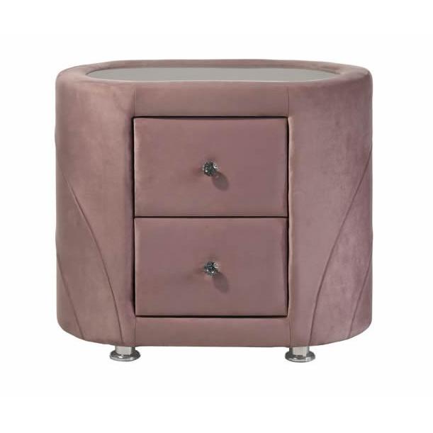 Acme Furniture Salonia 2-Drawer Nightstand BD01184 IMAGE 3