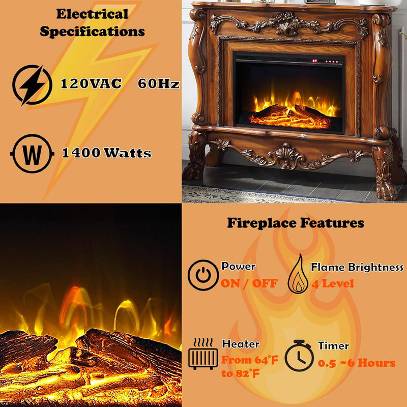Acme Furniture Dresden AC01309 Fireplace IMAGE 3