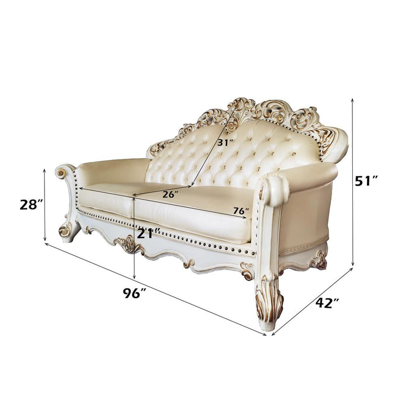 Acme Furniture Vendome LV01324 Sofa with 5 Pillows IMAGE 8
