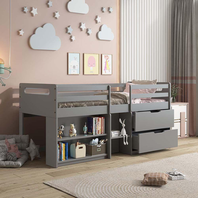 Acme Furniture Fabiana BD01375 Twin Loft Bed IMAGE 8