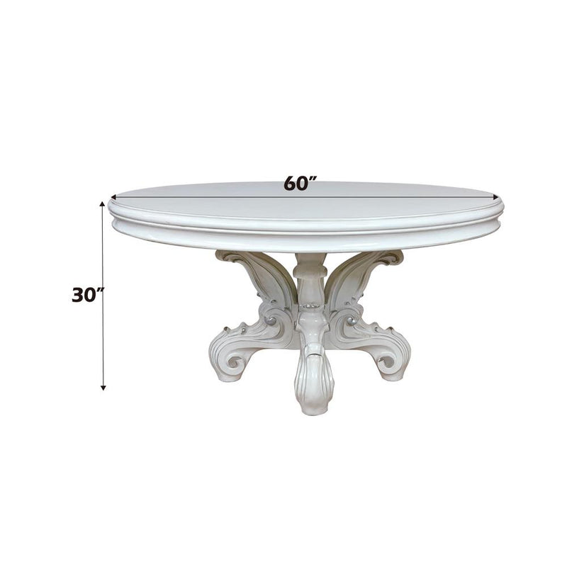 Acme Furniture Versailles DN01388 Round Dining Table IMAGE 2