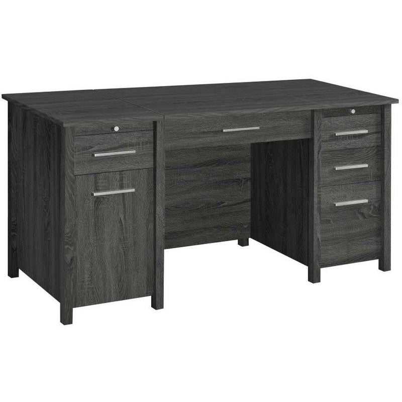 Coaster Furniture Dylan 801576 Lift Top Office Desk - Weathered Grey IMAGE 1