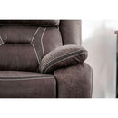  Furniture of America Flint Leather Look Recliner CM6565-CH IMAGE 4