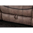 Furniture of America Celia Leather Look Recliner CM6583-CH IMAGE 4